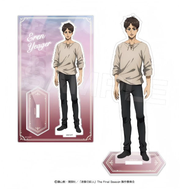 AVENGERZ Attack on Titan EMOTIONAL WIND Acrylic Stand – Eren Yeager