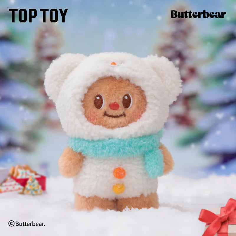 TOP TOY Butterbear Versatile Wardrose Plush Keychains Gift Blind Box