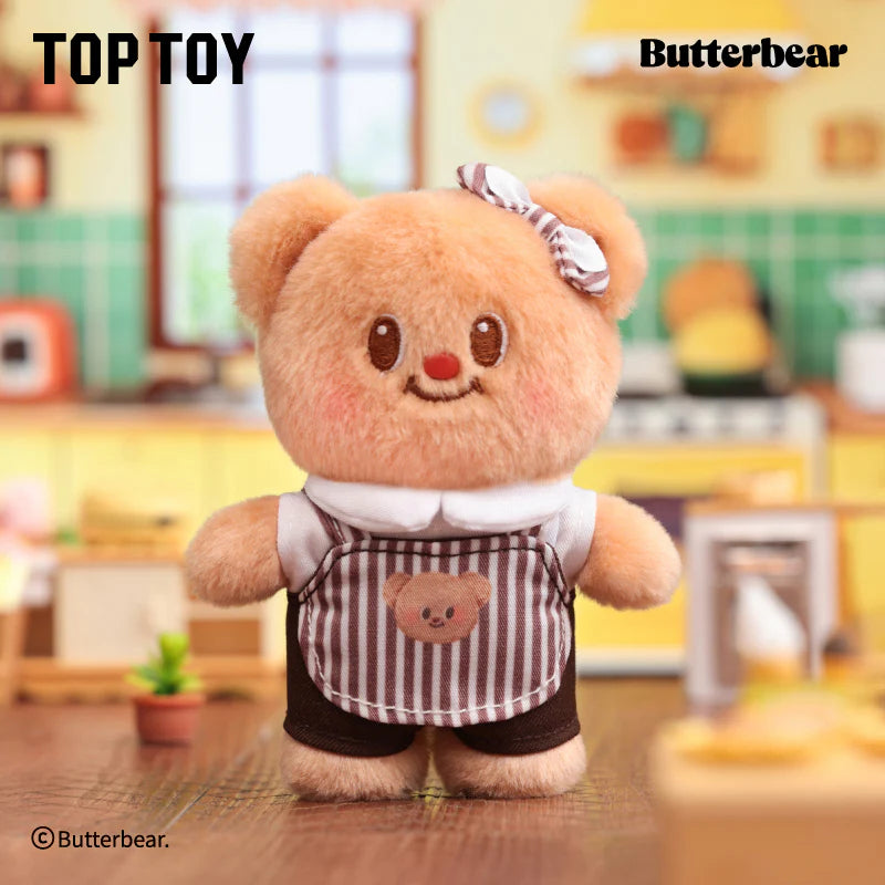TOP TOY Butterbear Versatile Wardrose Plush Keychains Gift Blind Box