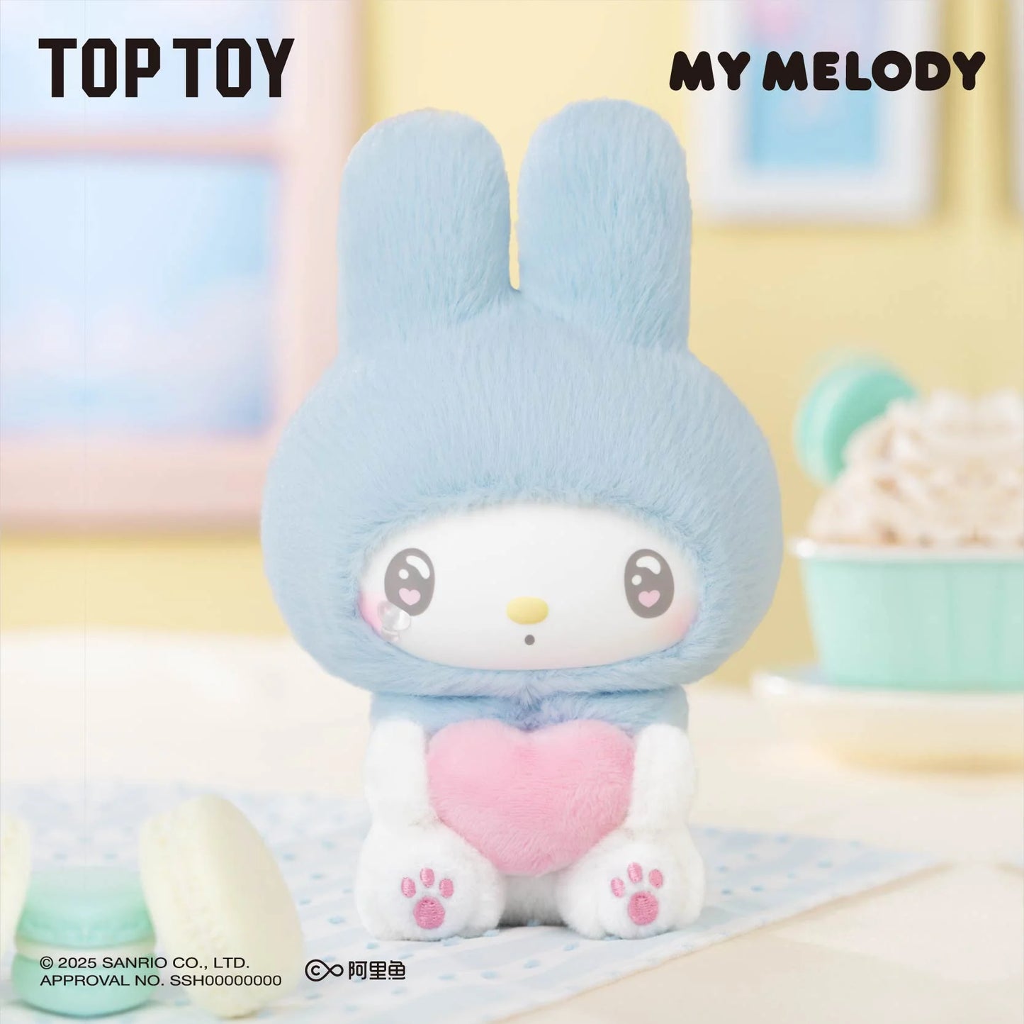 TOP TOY 50th Anniversary Milk Candy Series Plush Keychains Gift Blind Box