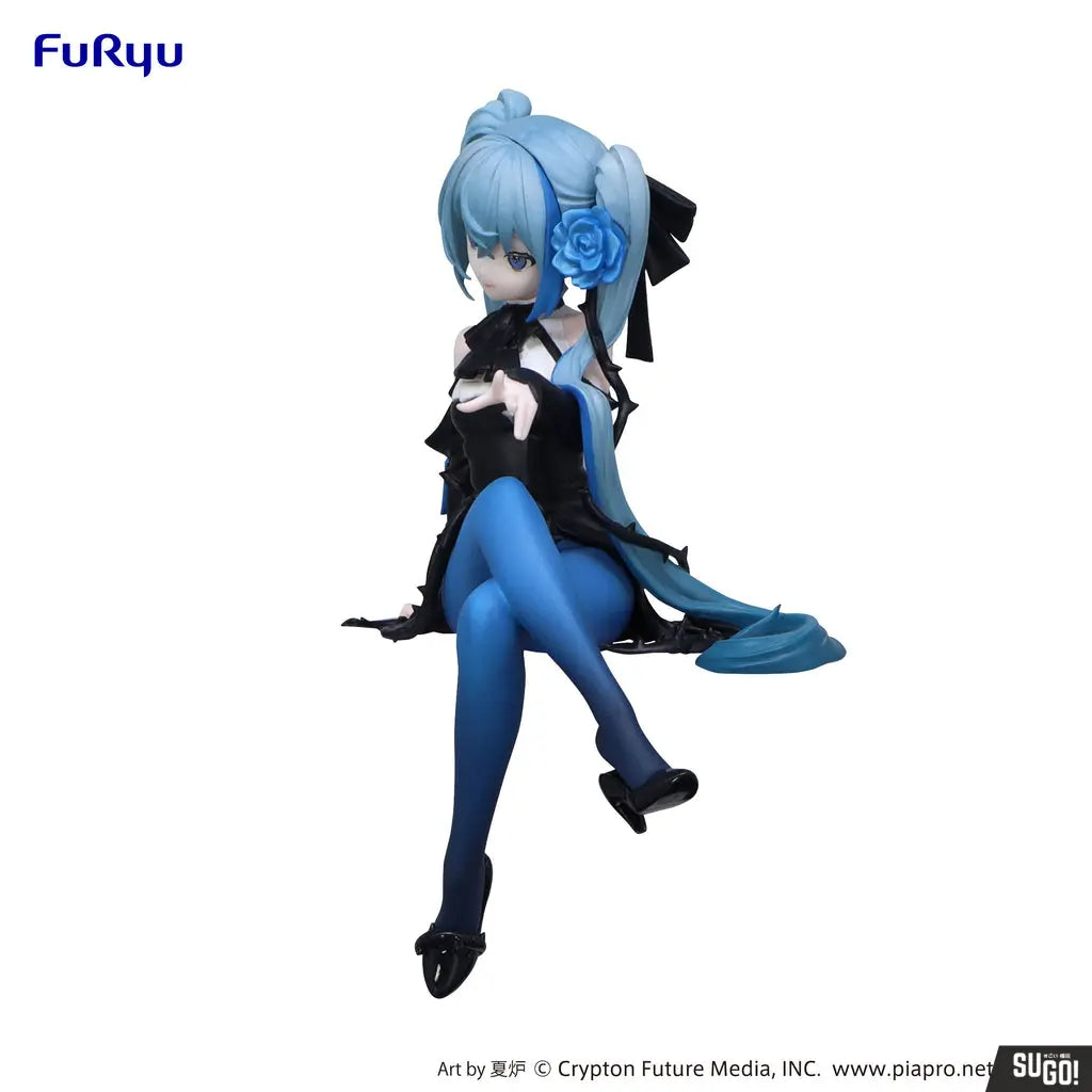 FuRyu Hatsune Miku Noodle Stopper Figure Flower Fairy Blue Rose
