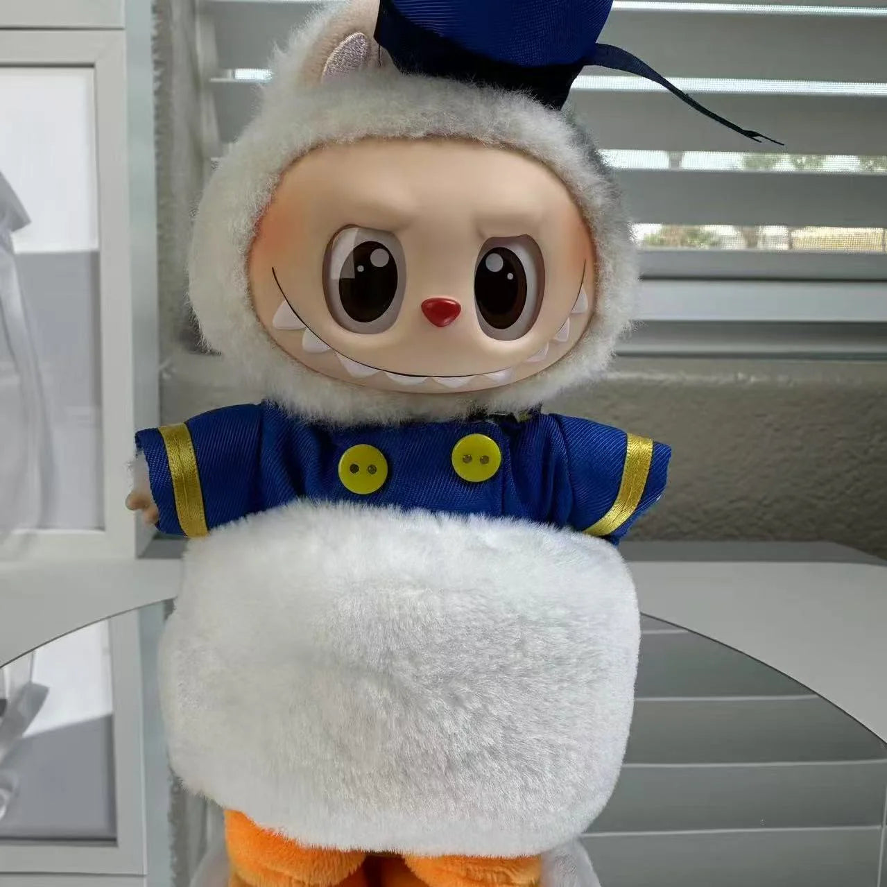 FREE DOLL+POP MART LABUBU Outfit The Monsters Plush Doll Replacing Clothes Set