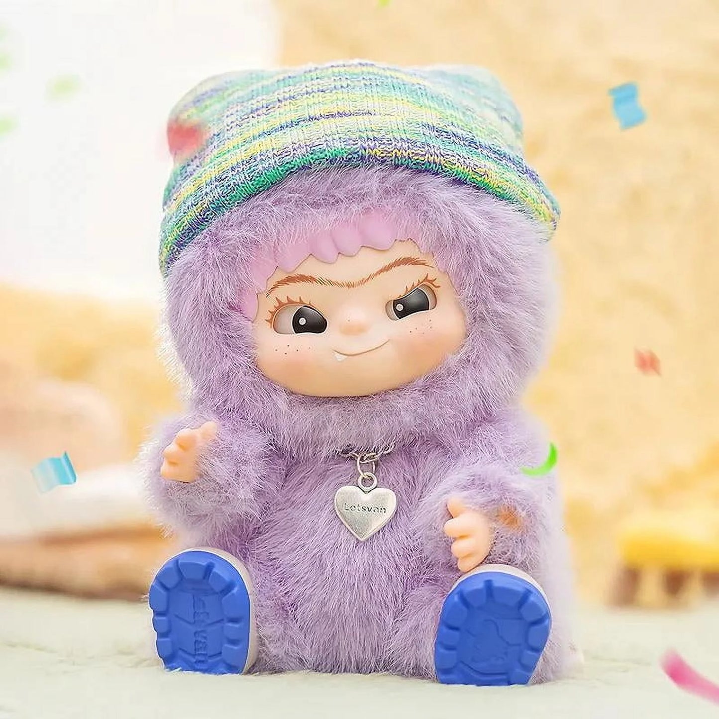 MINISO Wakuku Plush Blind Box Fuzzy Trendy Fun Party Series Keychain