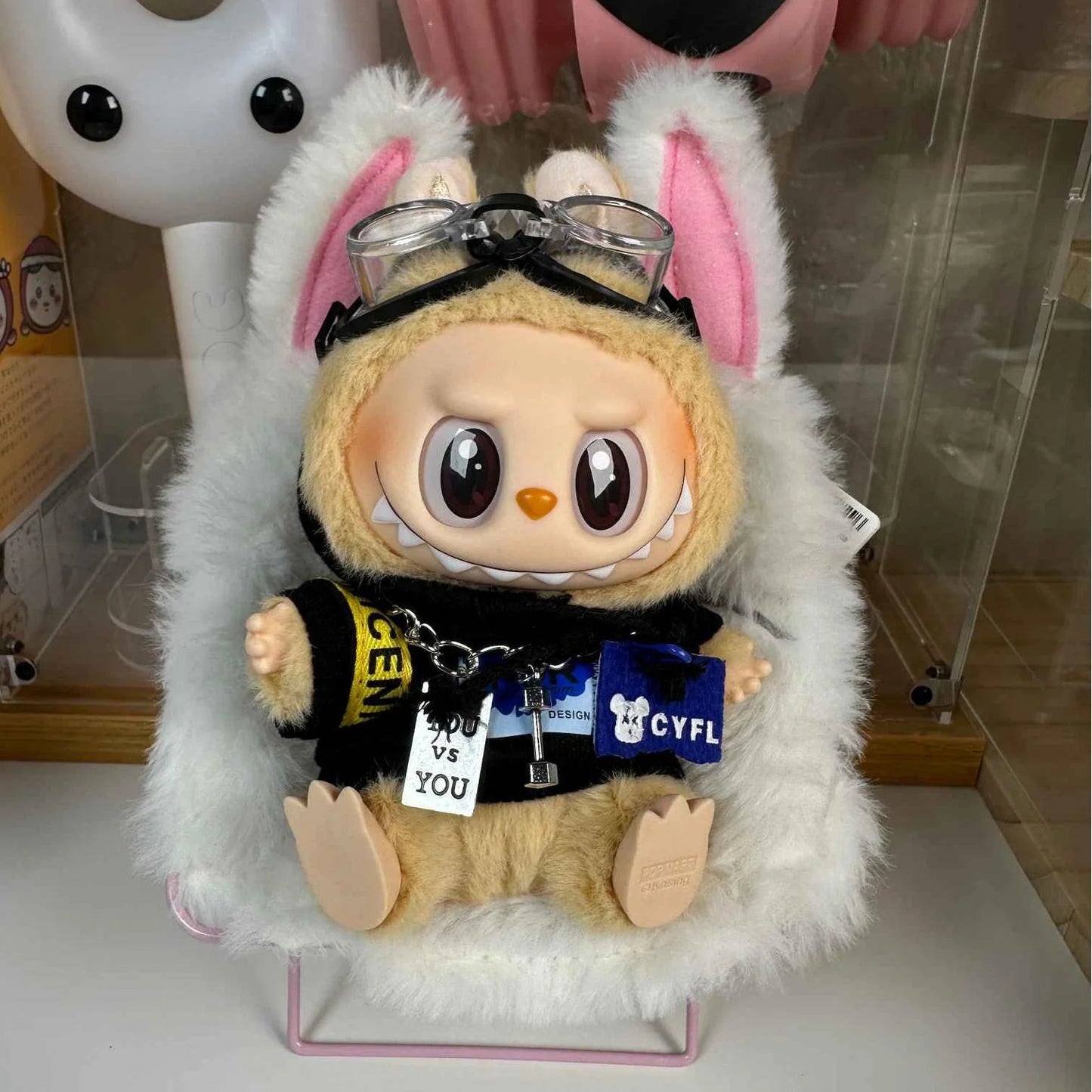 FREE DOLL+POP MART LABUBU Outfit The Monsters Plush Doll Replacing Clothes Set