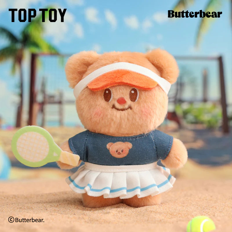 TOP TOY Butterbear Versatile Wardrose Plush Keychains Gift Blind Box