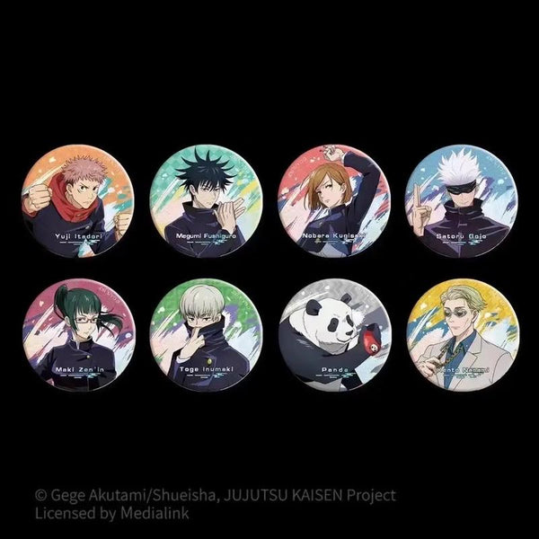Official Jujutsu Kaisen 65mm Button Pin Blind Box