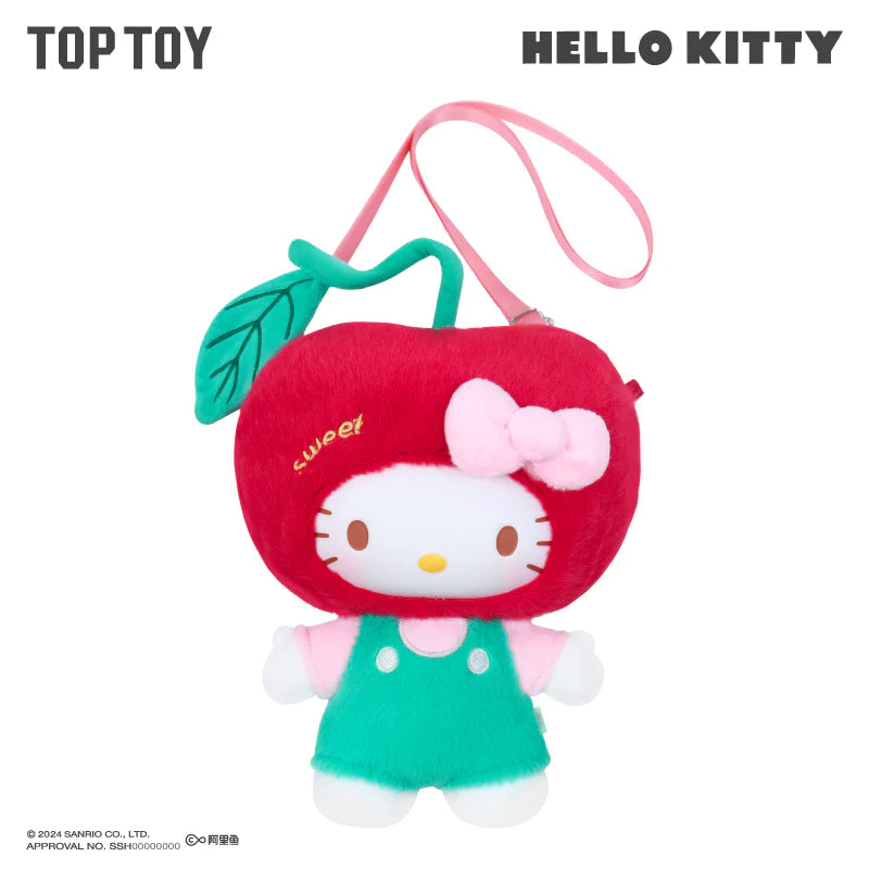 TOP TOY × Sanrio Hello Kitty Cherry Vinyl Plush 7" – Box Damage Discount