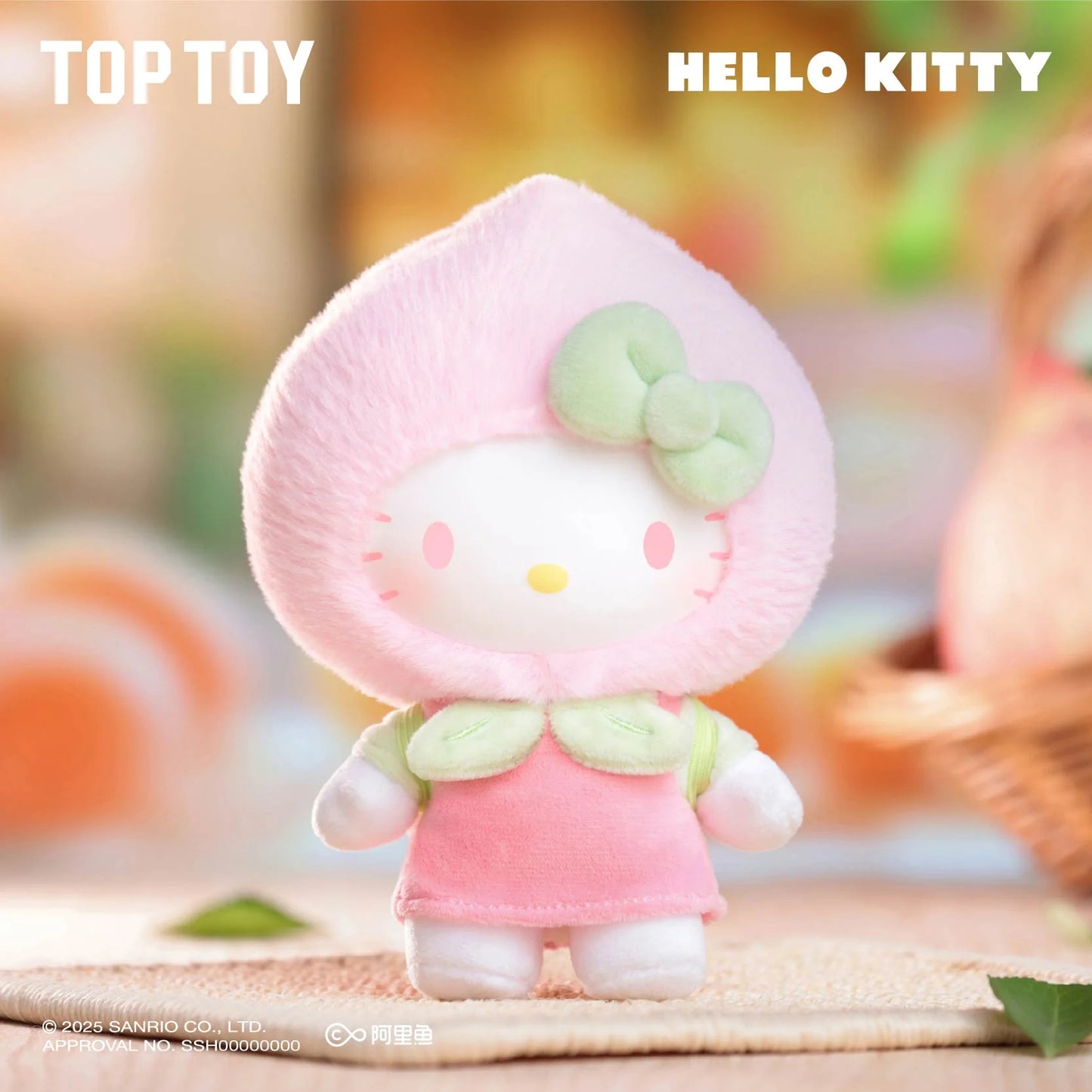 TOP TOY Hello Kitty Fruity Paradise Vinyl Plush Keychain Gift Blind Box