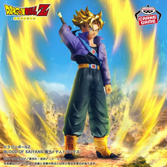 BANPRESTO Dragon Ball Z BLOOD OF SAIYANS Super Saiyan Trunks Bandai Spirits Figure