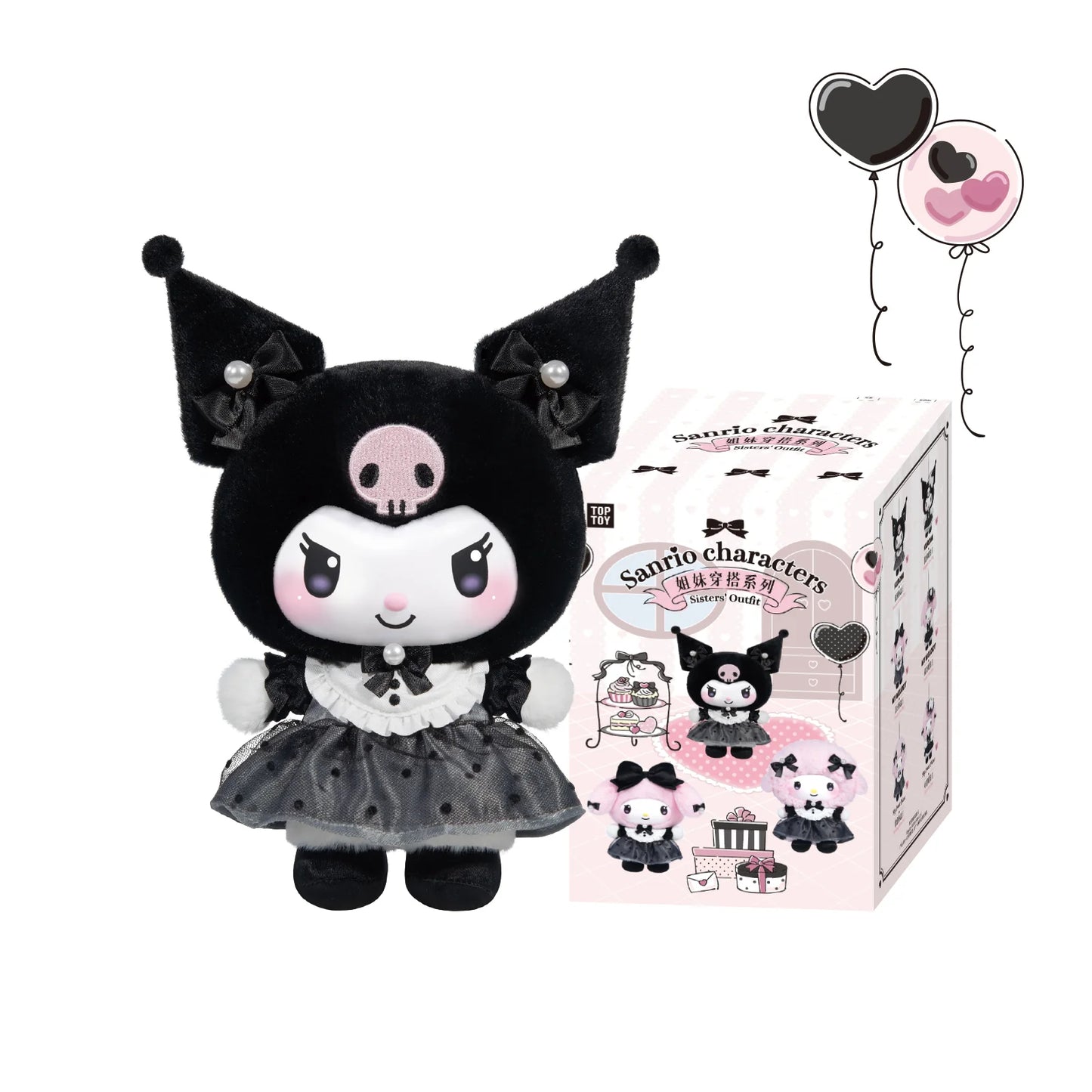 TOP TOY Sanrio Characters Sisters' Outfit Plush Blind Box 100% Authentic