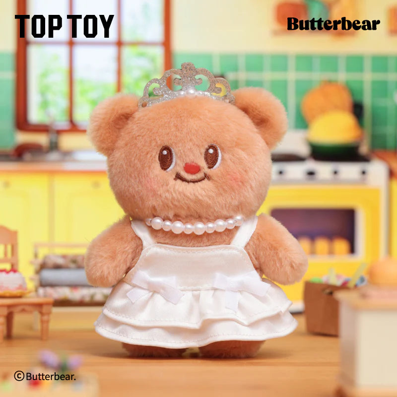 TOP TOY Butterbear Versatile Wardrose Plush Keychains Gift Blind Box