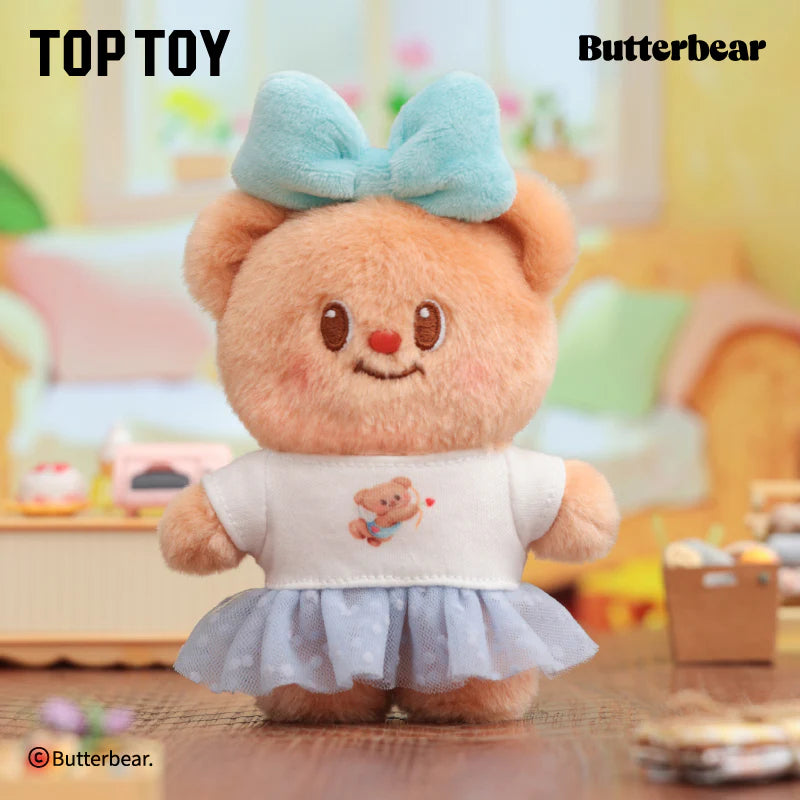 TOP TOY Butterbear Versatile Wardrose Plush Keychains Gift Blind Box