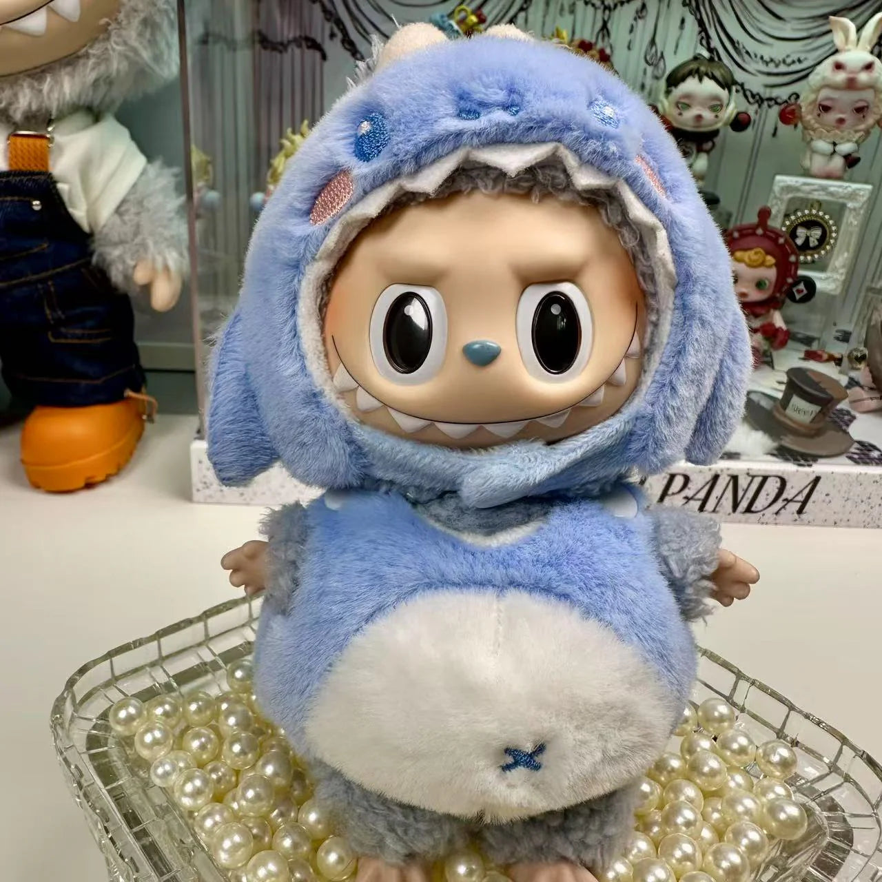 FREE DOLL+POP MART LABUBU Outfit The Monsters Plush Doll Replacing Clothes Set