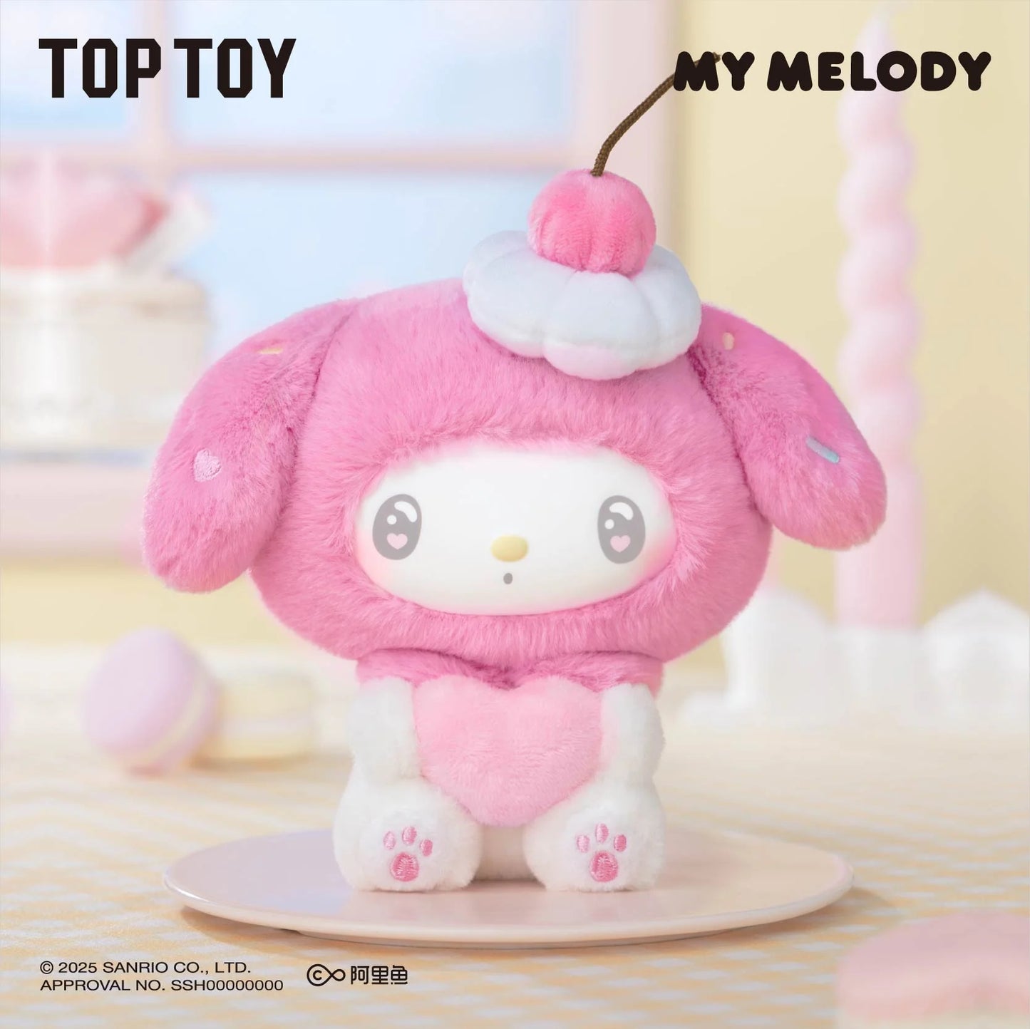 TOP TOY 50th Anniversary Milk Candy Series Plush Keychains Gift Blind Box