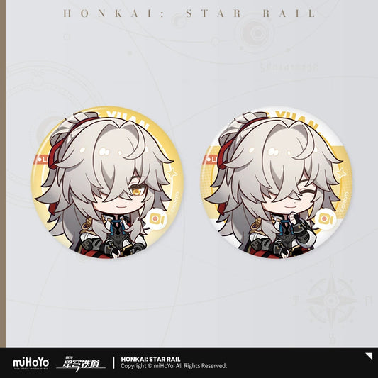 Honkai Star Rail Owlbert's Reception Room tinplate badge set - Jing Yuan