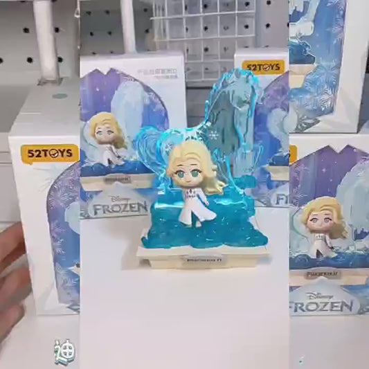 52TOYS Disney Frozen II Aurora Dream Blind Box Figure with LED Base Light
