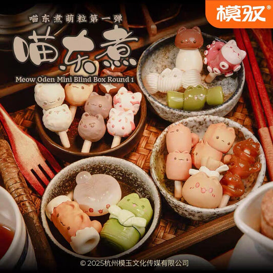 MOEYU Meow Oden Mini Blind Box Figure Series Cute Cat Oden PVC Collectible Toy