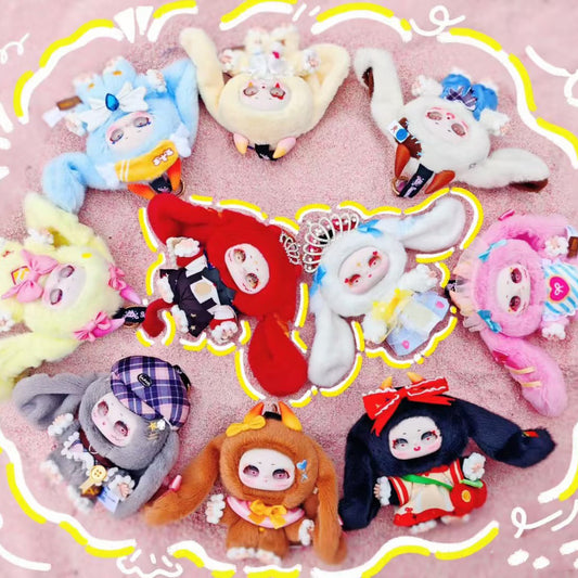 Samael BabyThree Dreamland Paradise Plush Keychain Blind Box Vinyl Pendant