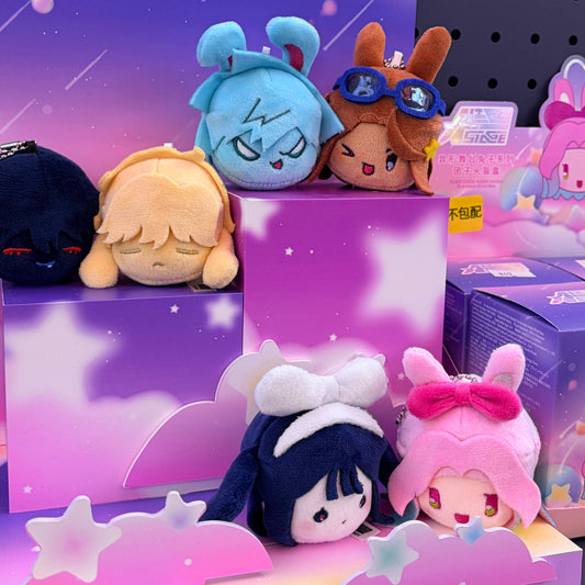 Alien Stage Bunny Dango Head Plush Keychain Blind Box AET Official