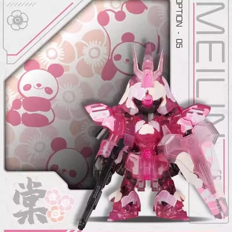 MSN-04 Sazabi Ver. Meilin Panda Chinese Style SD Mecha Blind Box Figure