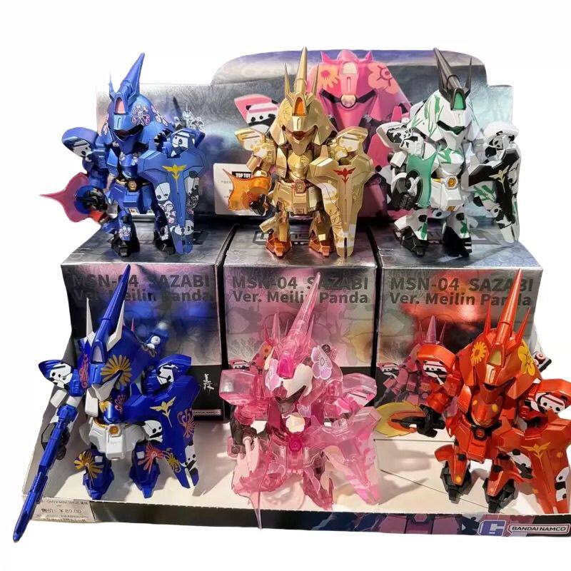 MSN-04 Sazabi Ver. Meilin Panda Chinese Style SD Mecha Blind Box Figure