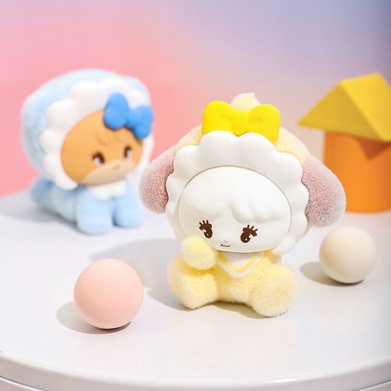 MIKKO FURRY Flocked Blind Box Figure | Cute Baby Animal Series