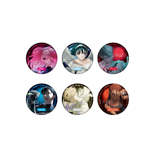 Official Alien Stage Sweet Dream Cafe Glitter Badge – Mizi Sua Till Ivan Luka Hyuna