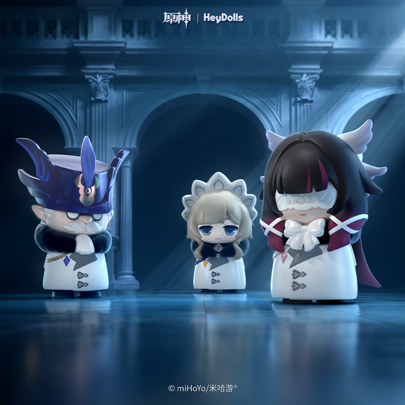 Genshin Impact Fatui Harbingers Chibi Blind Box Figure by HeyDolls