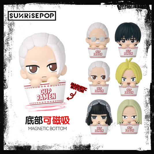 SUNRISEPOP Sakamoto Days Cup Ramen Magnet Blind Box Figure 1.8" – US