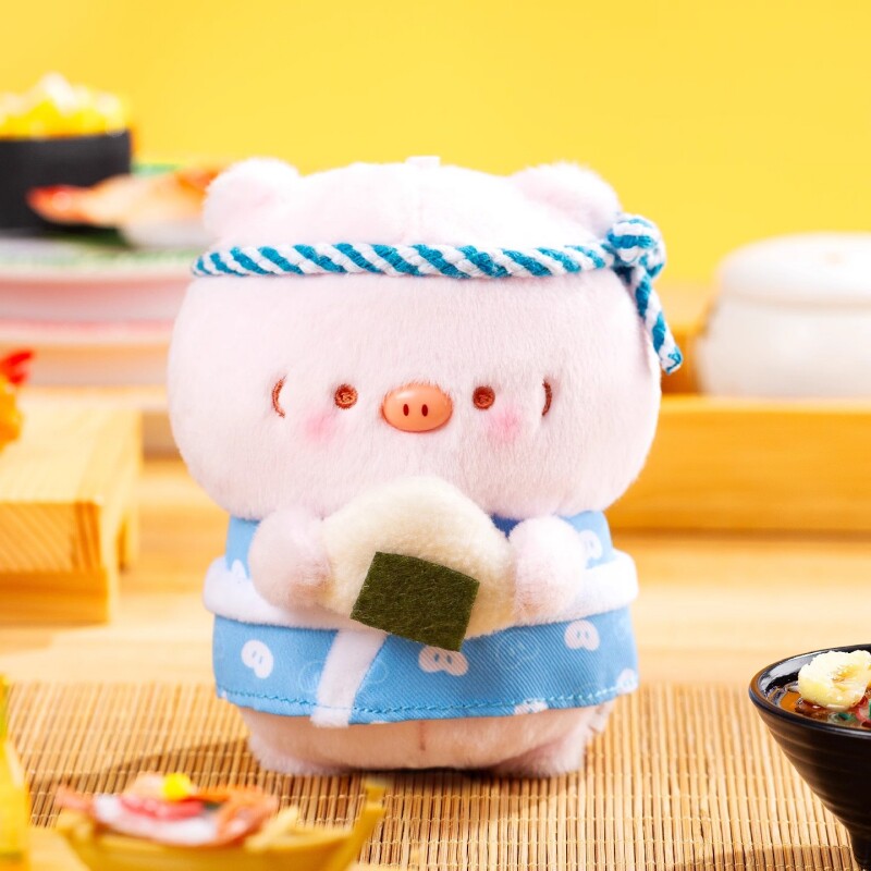 Sweet Pig Izakaya Plush Blind Box Keychain | Cute Food Series Collectibles