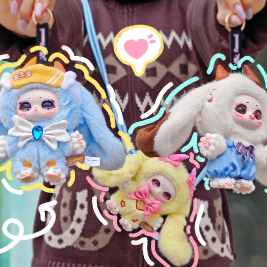 Samael BabyThree Dreamland Paradise Plush Keychain Blind Box Vinyl Pendant