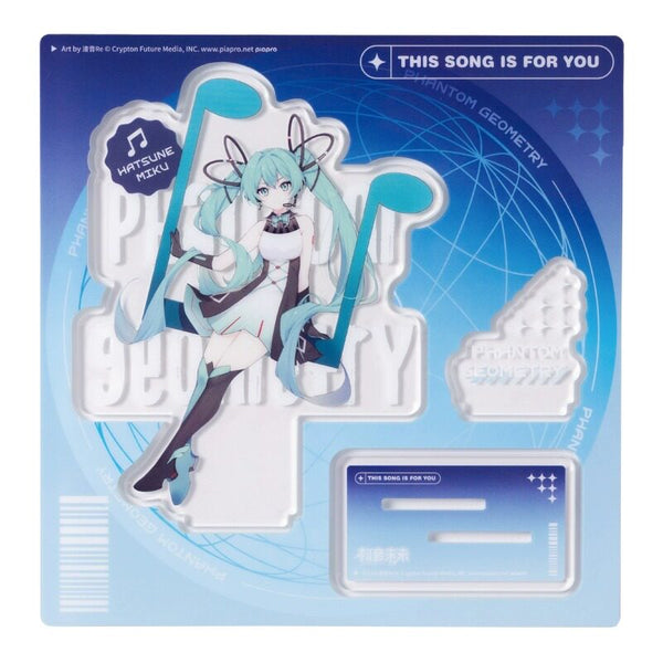 Hatsune Miku Phantom Geometry Acrylic Stand Figure – Cyberpunk Series Display