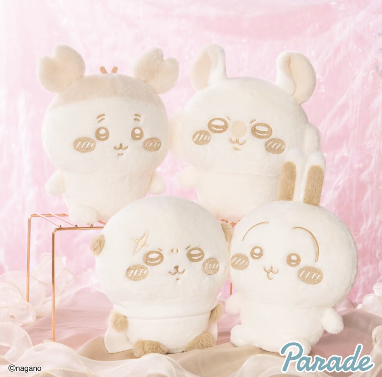 Chiikawa Milk Color Plush Collection Vol.2 Parade Prize Plush Toy 10" Official