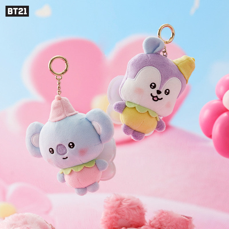 BT21 Fairy Plush Keyring Charm – Official BT21 Character Plush Pendant