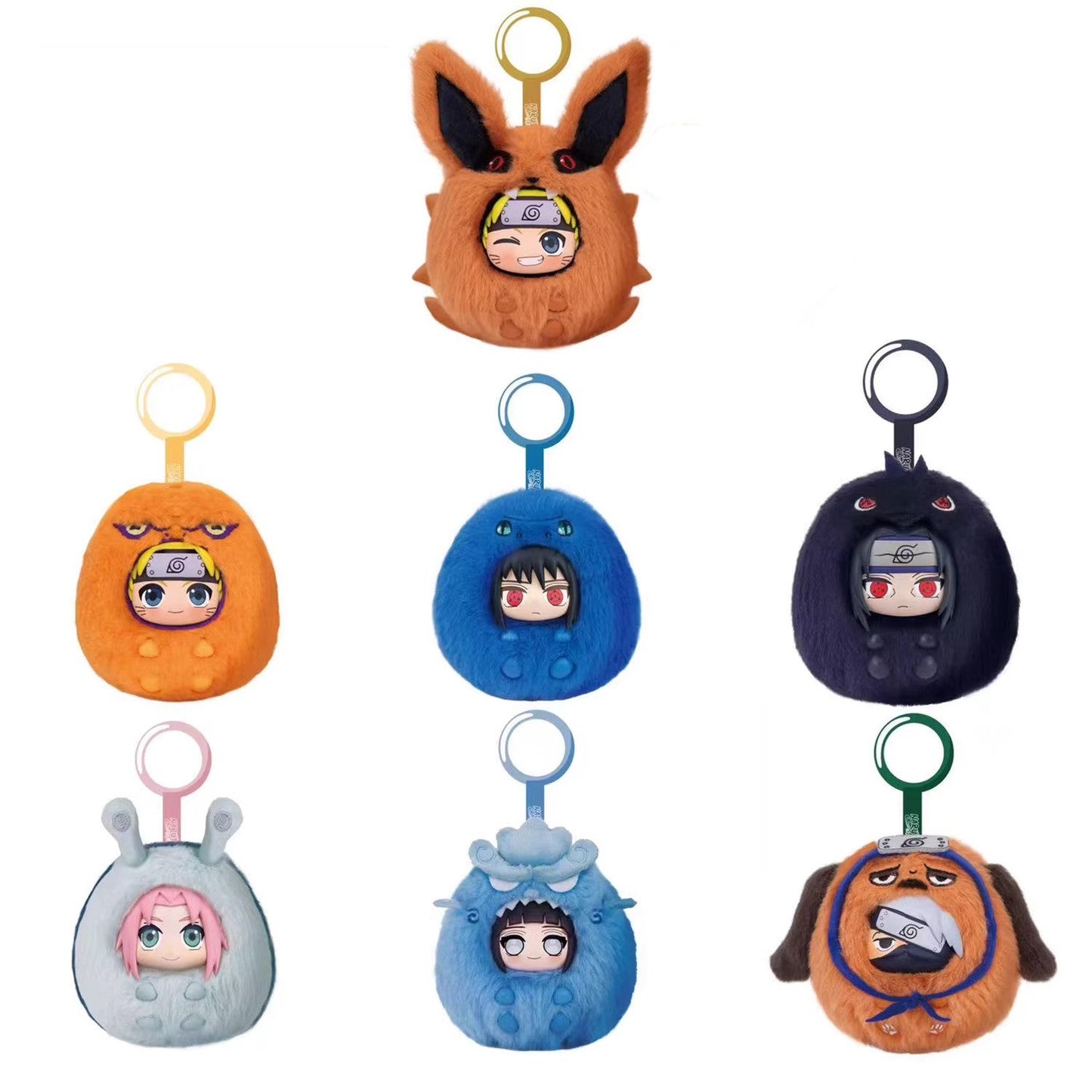 EAKI × Naruto Shippuden “Moe Dudu” Plush Keychain Blind Box Series
