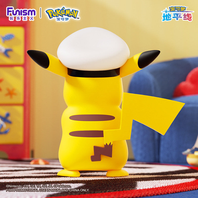 Funism Pokemon Captain Pikachu 19.7in 50cm Large Figure Statue Home Decor Gift