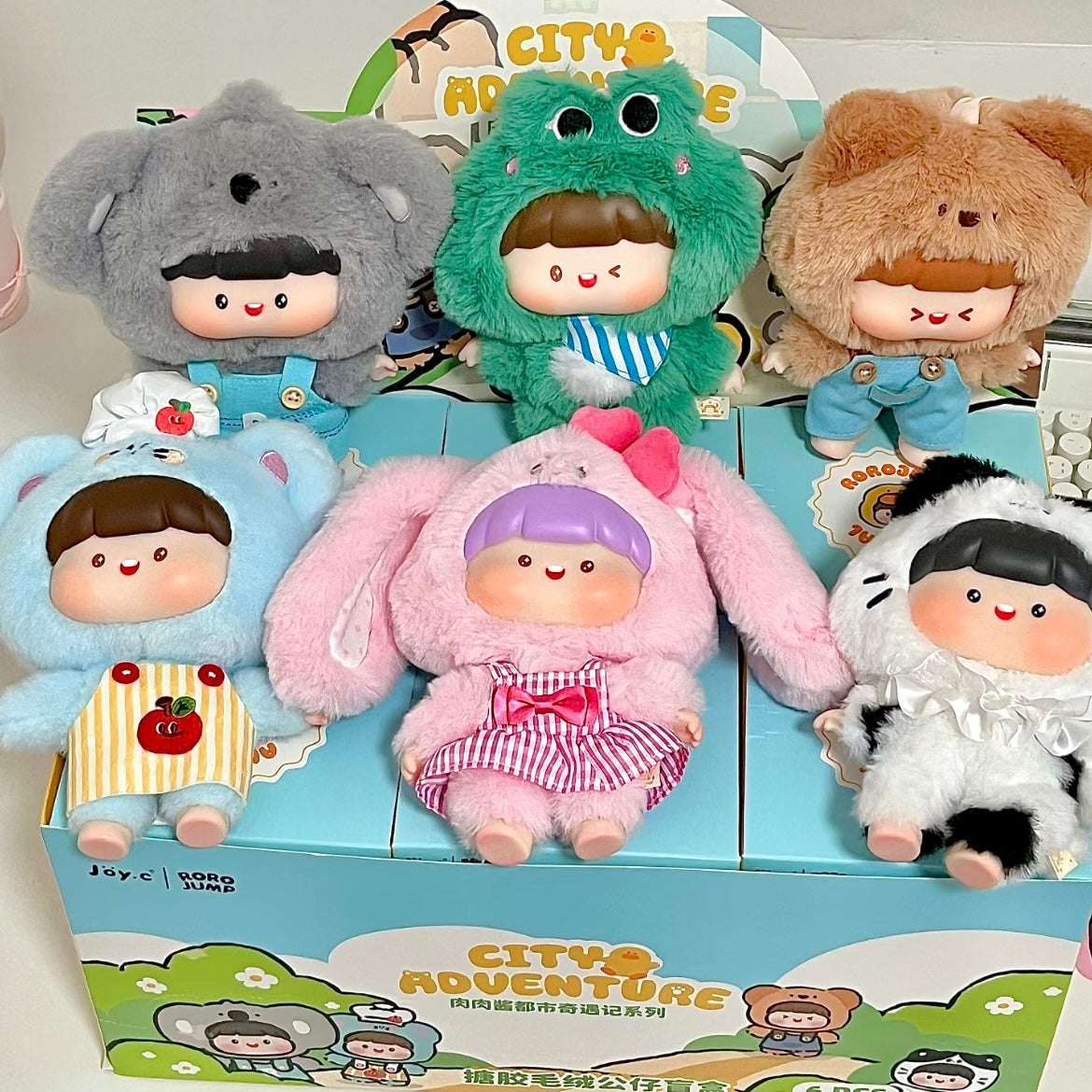 ROROJUMP City Adventure Plush Blind Box Mystery Mini – US Seller Fast Ship