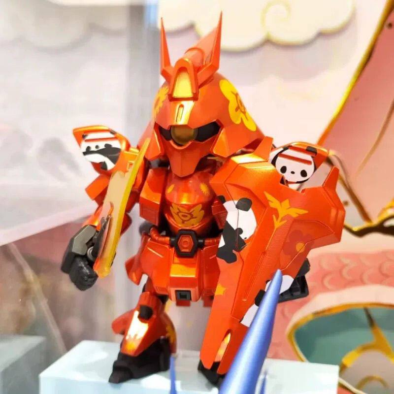 MSN-04 Sazabi Ver. Meilin Panda Chinese Style SD Mecha Blind Box Figure