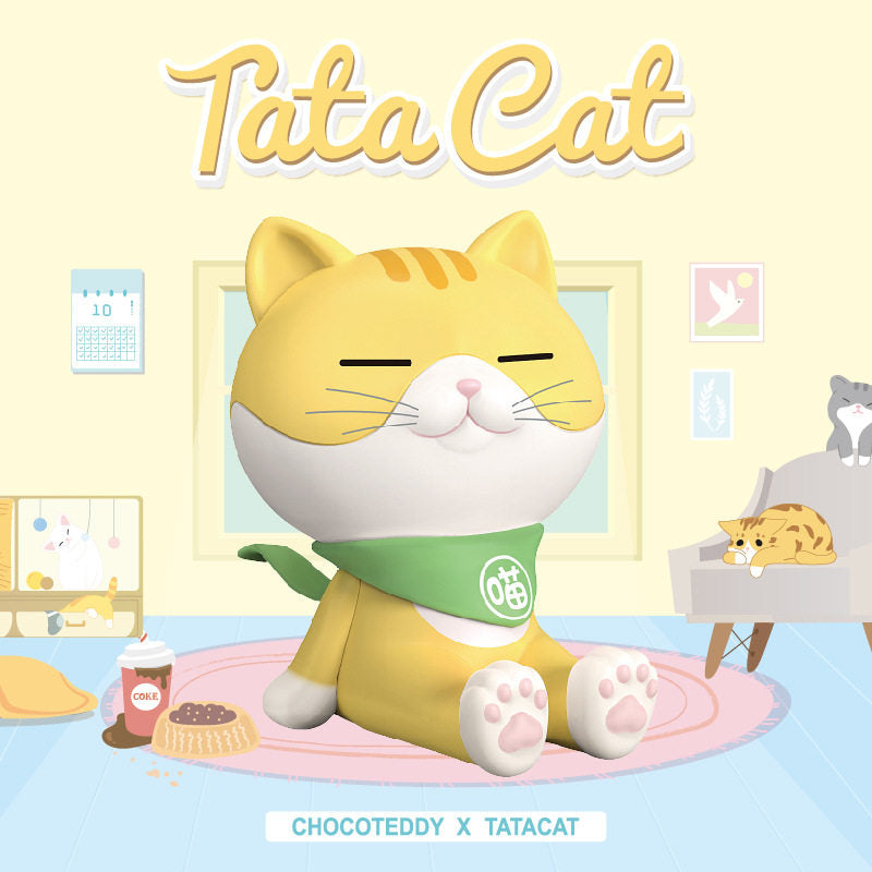 CHOCO TEDDY Tata Cat Phone Stand Series Blind Box Figure