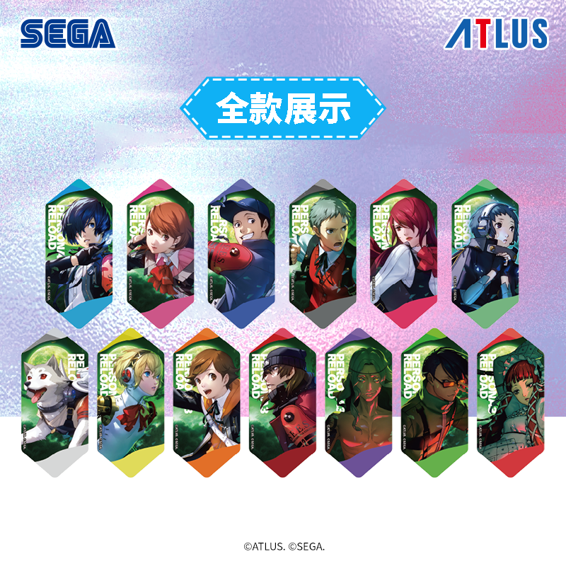 SEGA ATLUS Persona 3 Reload Type E Tinplate Badge Blind Bag