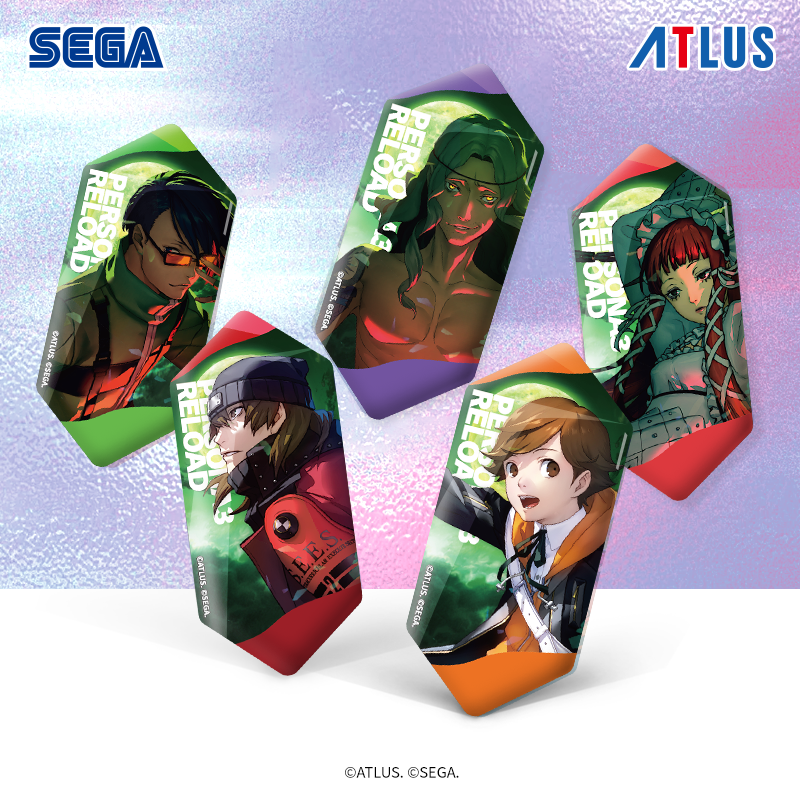 SEGA ATLUS Persona 3 Reload Type E Tinplate Badge Blind Bag