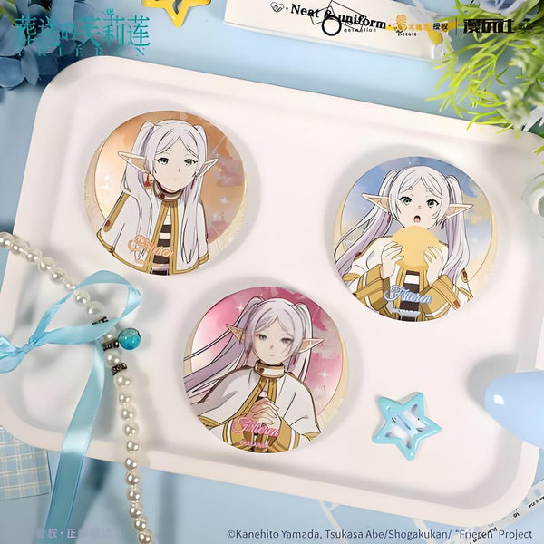 Frieren Beyond Journey's End Frieren 75mm Double Flash Big Badge