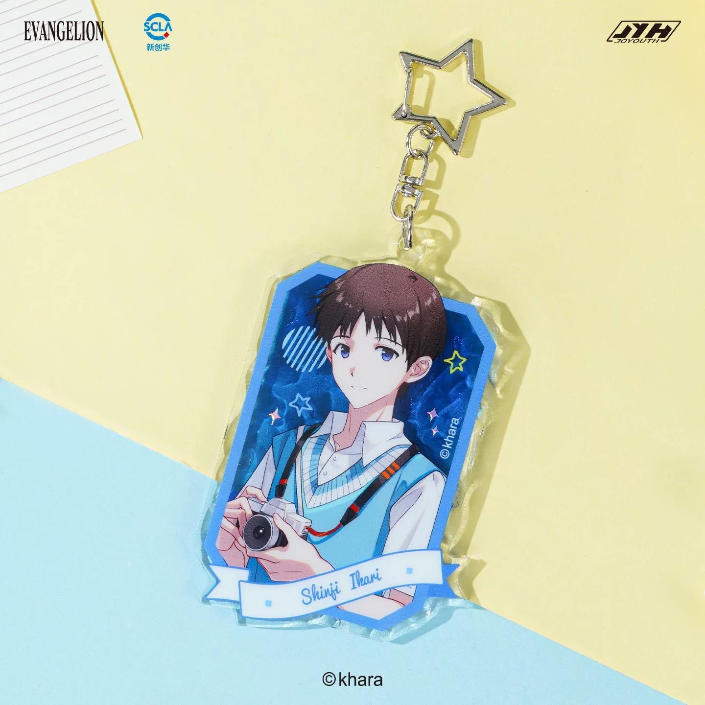 Neon Genesis Evangelion Day Off Theme Acrylic Keychain Blind Bag