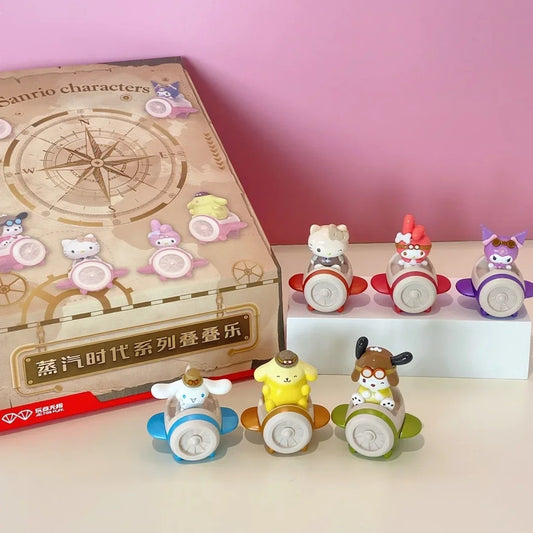 Sanrio Steam Age Series Stackable Blind Box Figures