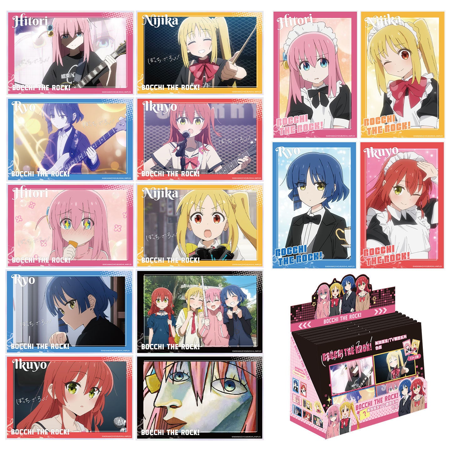 Bocchi the Rock! TV Screenshot Shikishi Blind Pack (12+2 Secret) Waigua US Ship