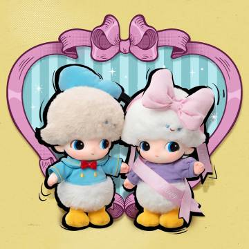 POP MART DIMOO WORLD × DISNEY Series-Vinyl Plush Keychain Blind Box