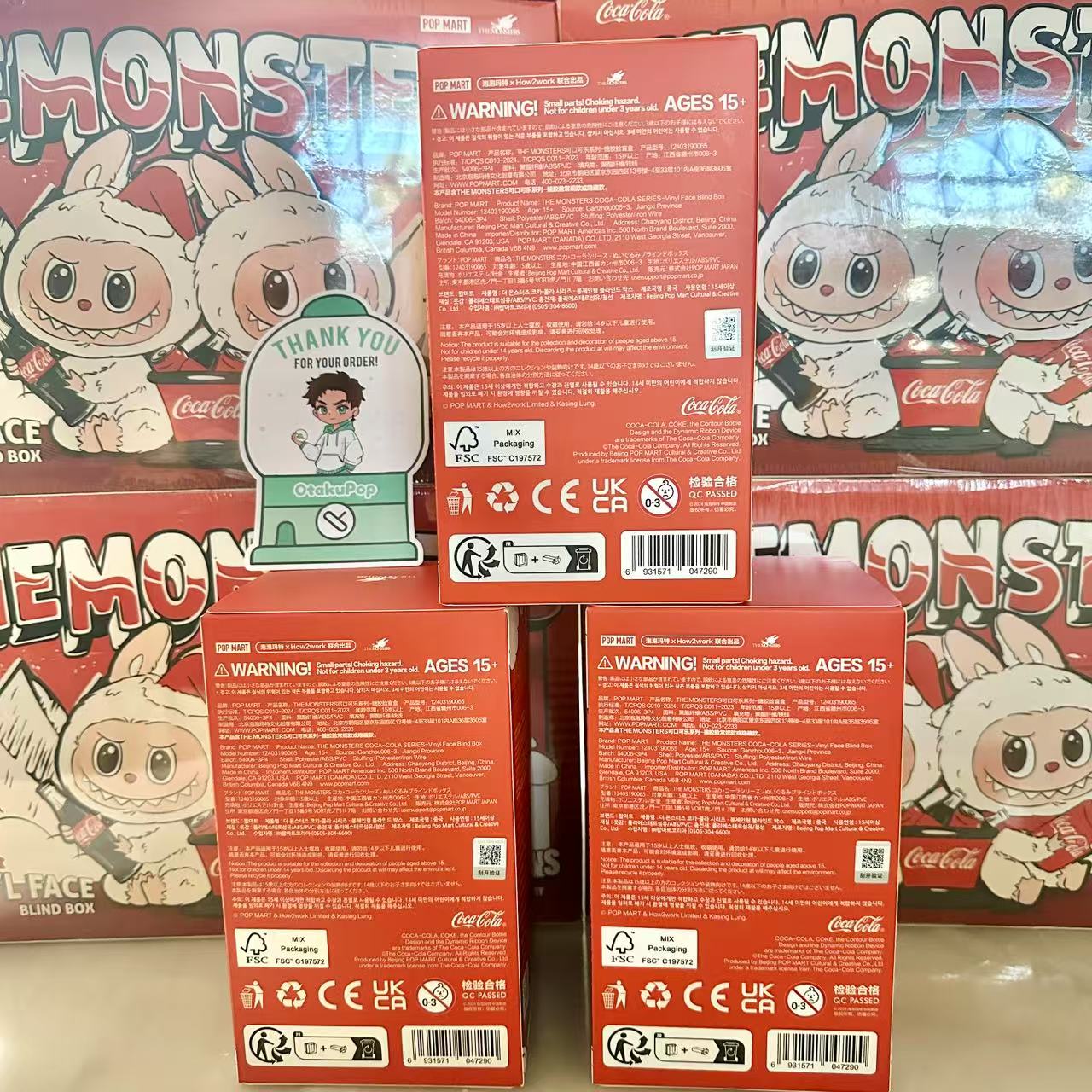 【即日発送】POP MART LABUBU COCA-COLA レシート付き 100% Authentic POP MART THE MONSTERS LABUBU Coca-Cola Blind