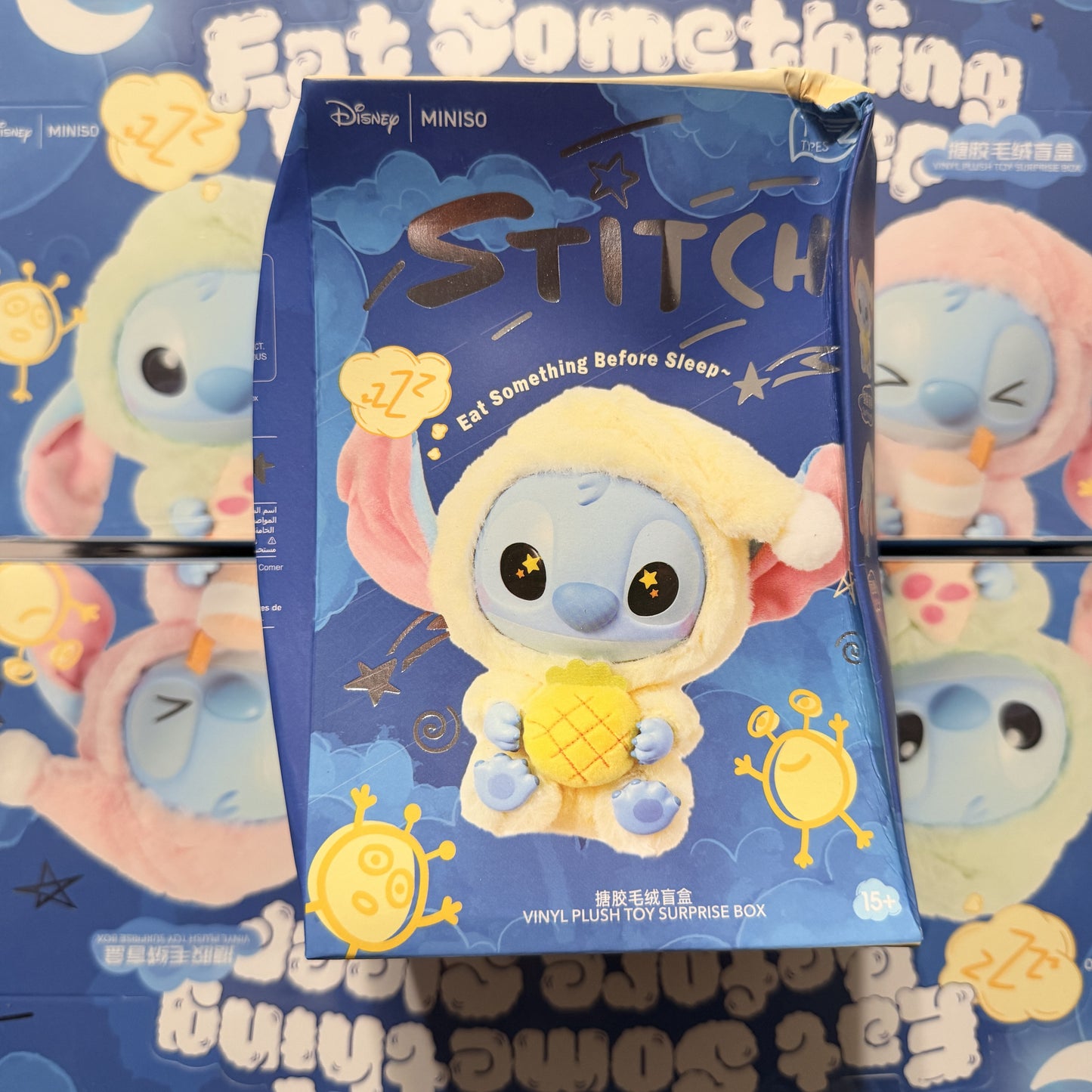 MINISO Stitch Eat Something Before Sleep Series Vinyl Figure Blind Box