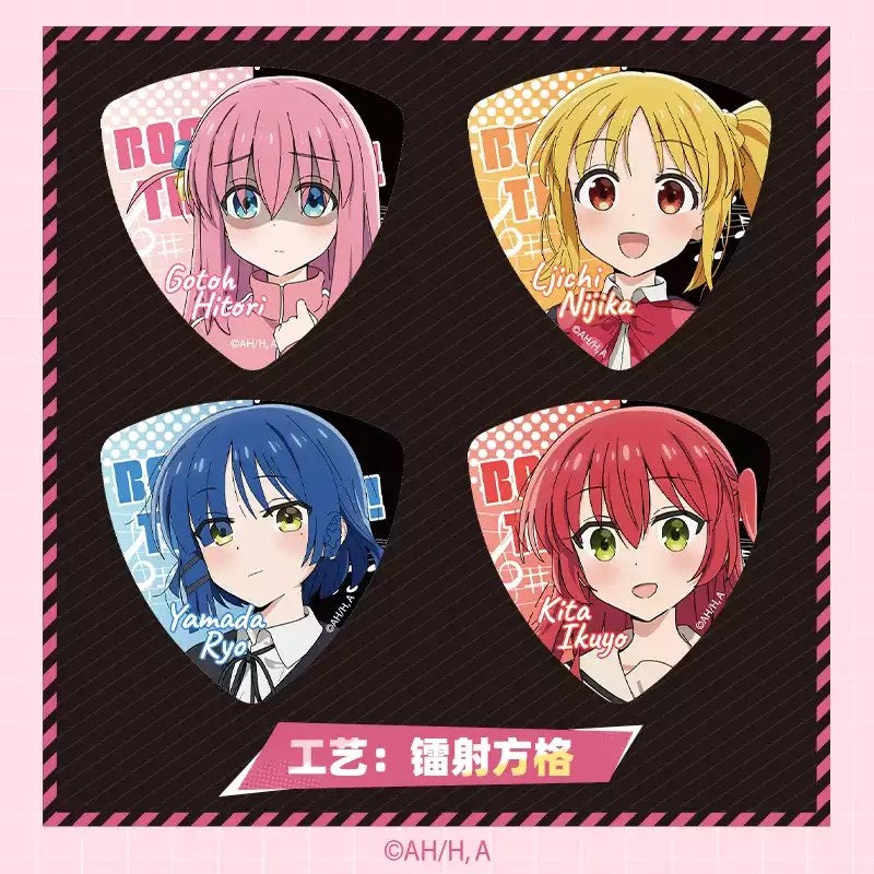 Bocchi the Rock! Pick-Shaped Tin Badge Blind Bag 56mm Anime Can Button (US)