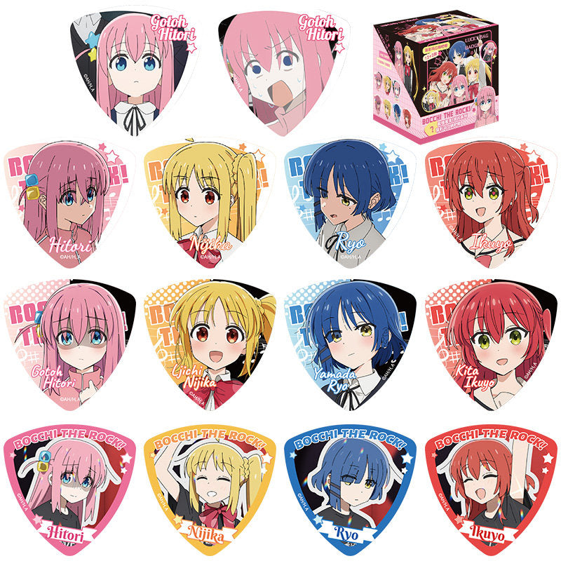 Bocchi the Rock! Pick-Shaped Tin Badge Blind Bag 56mm Anime Can Button (US)